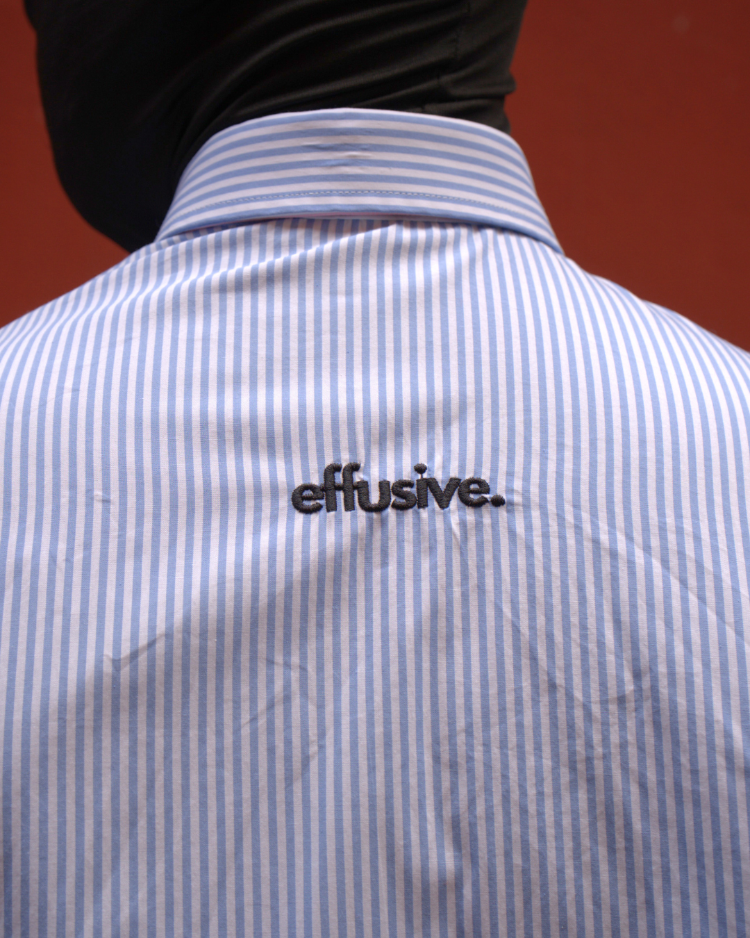 Cropped Shirt - Sky blue