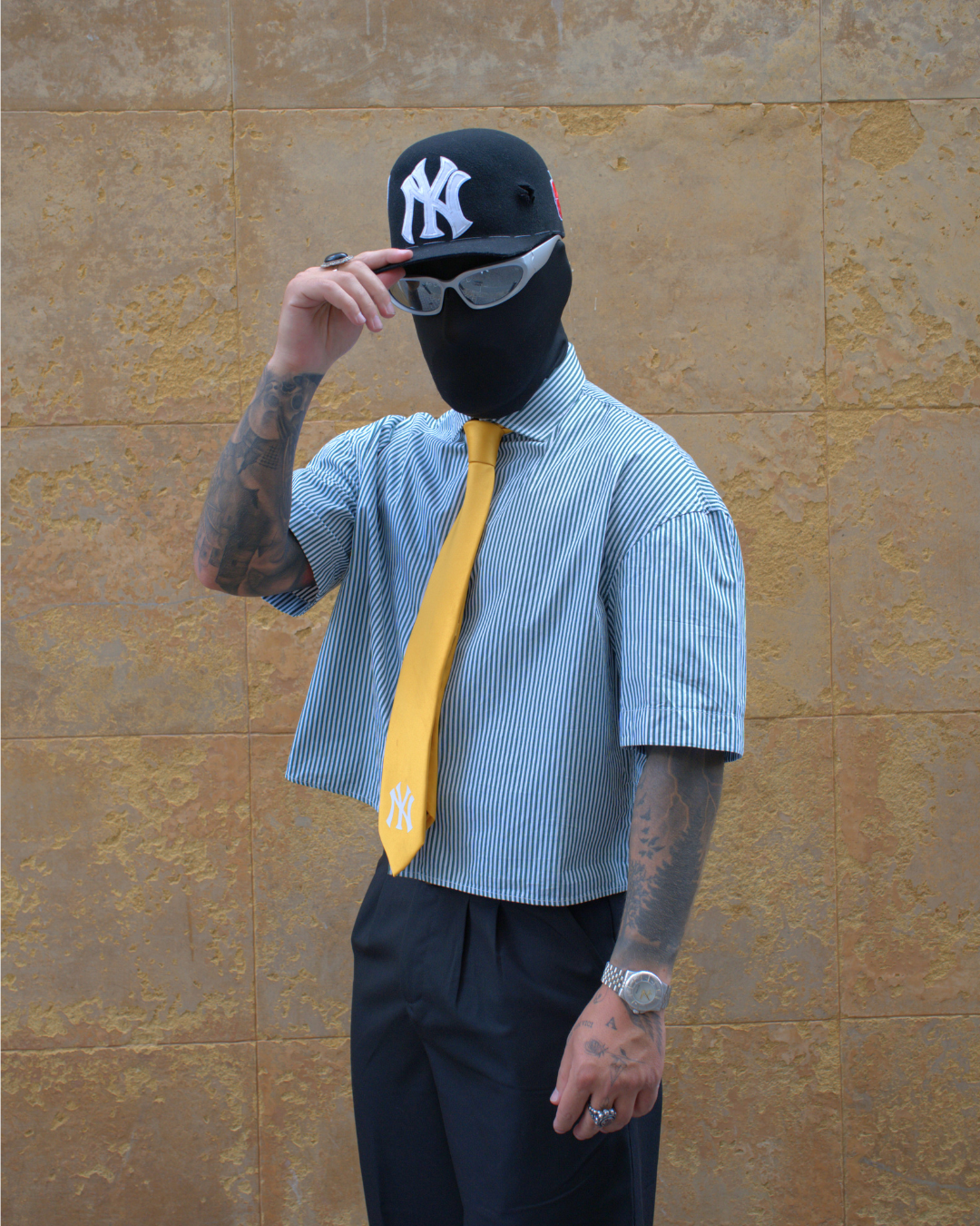 Cropped shirt - Green