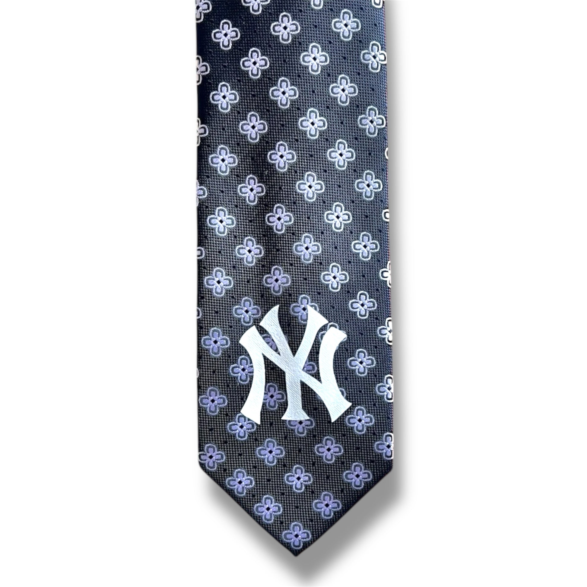 Cravatta custom NY Navy Flower