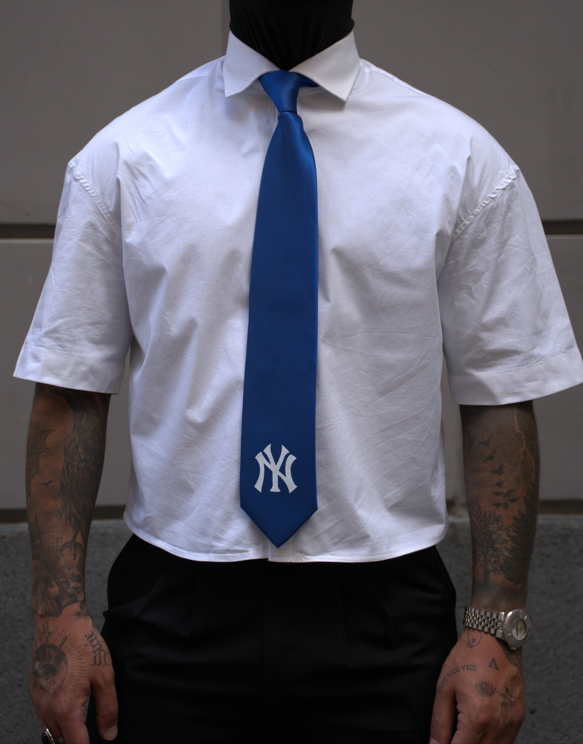 Cropped shirt - White