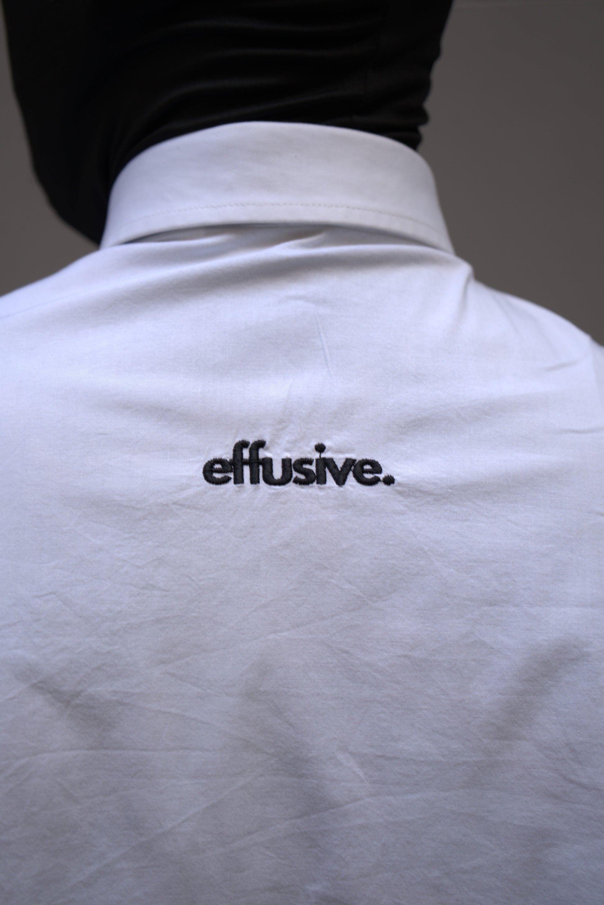 Cropped shirt - White