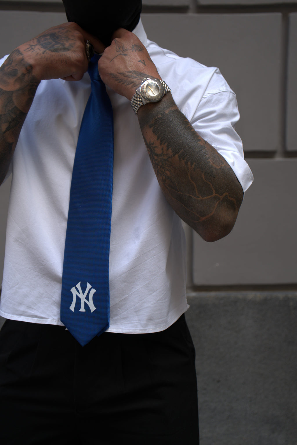 Cropped shirt - White