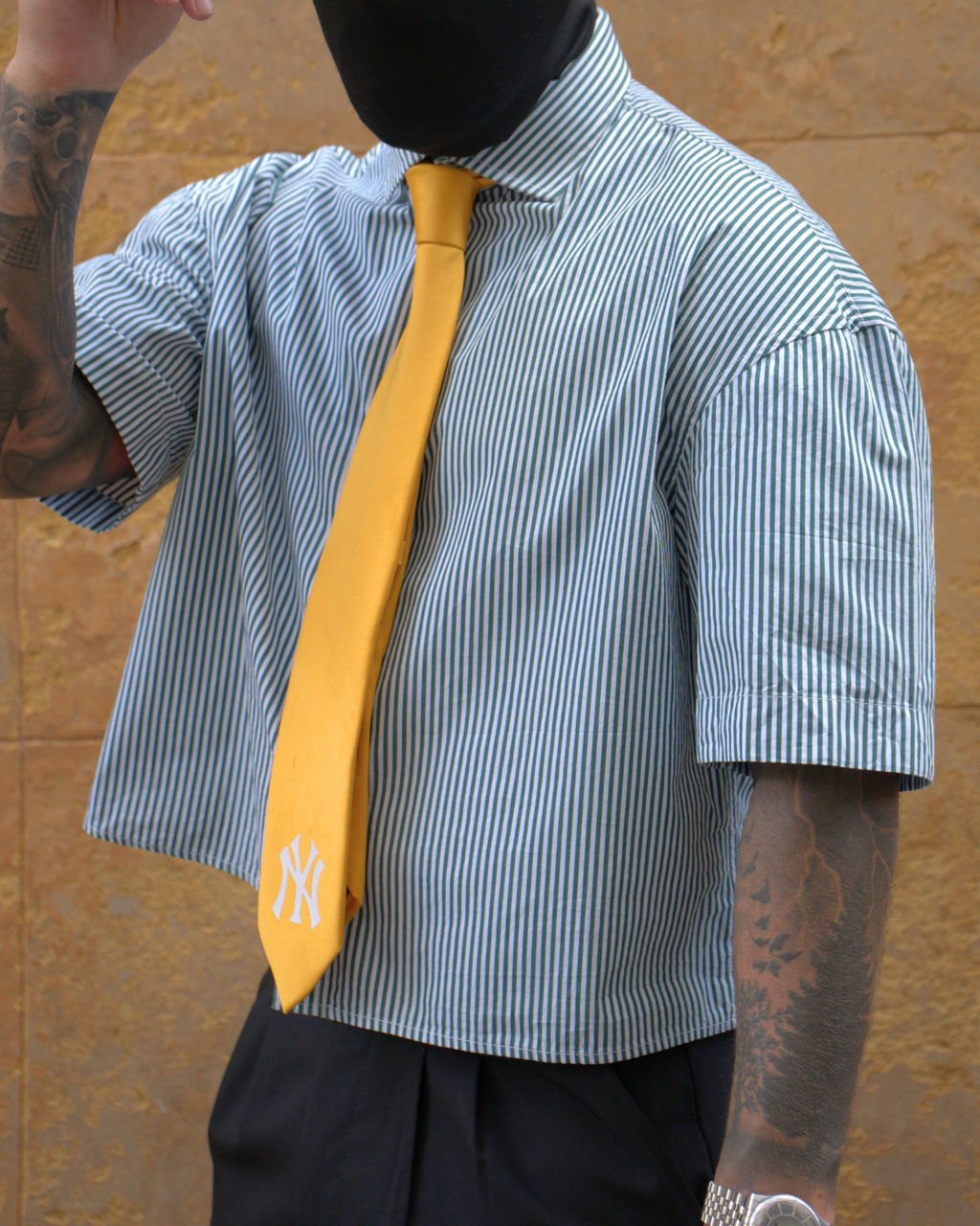 Cropped shirt - Green